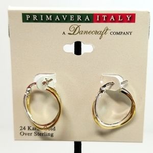 Primavera Italy 925 Womens Earrings New